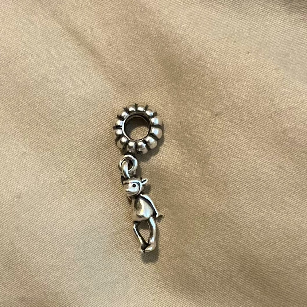 Authentic Pandora retired dangle monkey charm